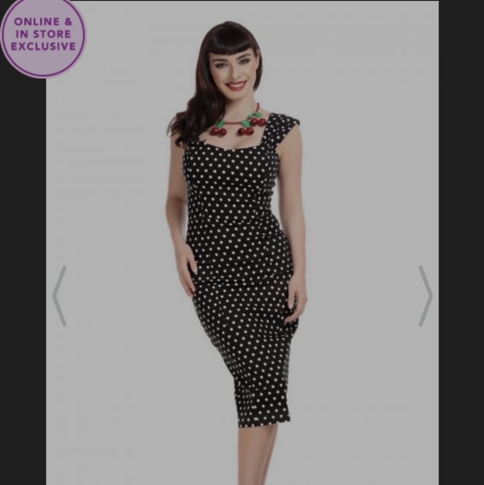 Collectif Polkadot dress NWOT UK 20 US 16